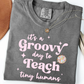 It's a Groovy Day to Teach Shirt, Retro Teacher T-Shirt for Women, Back to School Teacher Gift, Cute Teaching Tee for Educators