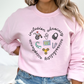 Inclusion and Advocacy Heart Sweatshirt, Disability Acceptance Crewneck, Gift for Special Education Teacher, Comfort Colors 1717