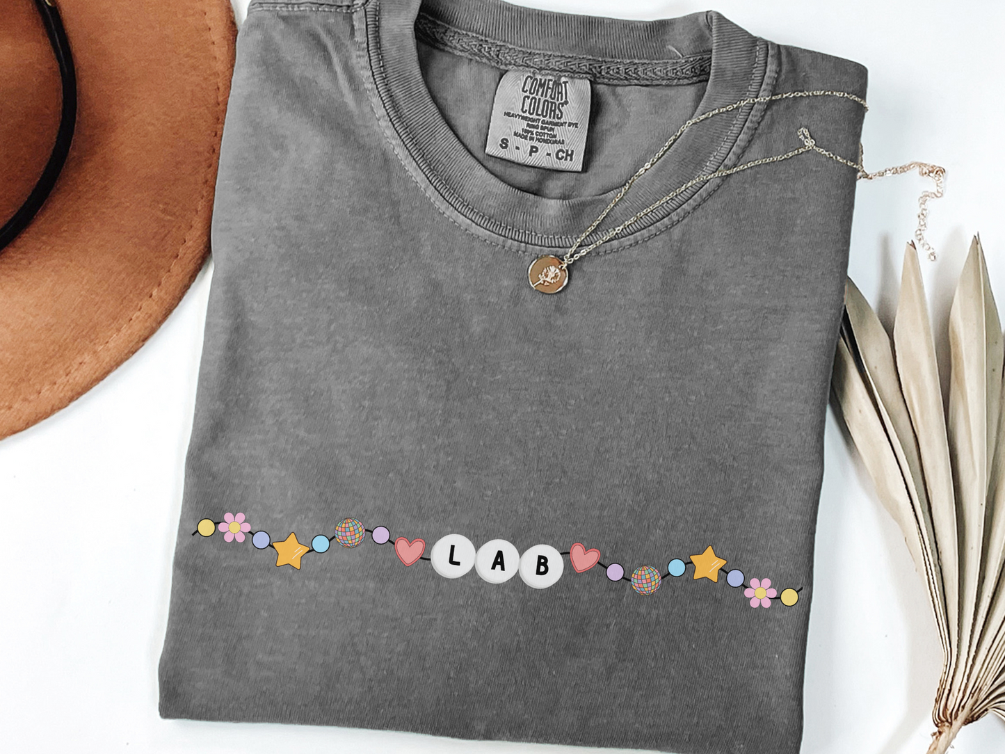 Comfort Colors Lab Technician Friendship Bracelet Shirt, Lab Tech Tee, gift for Medical Lab Tech