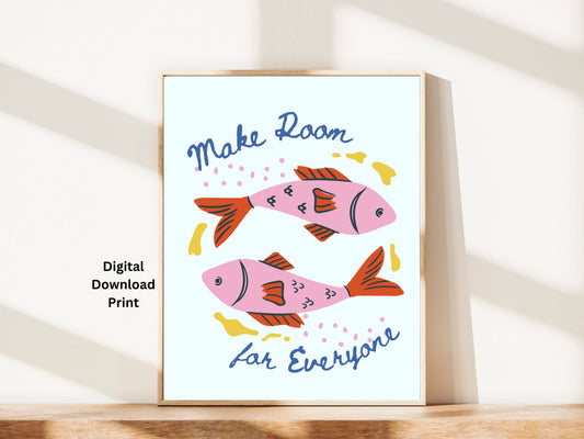 "Make Room For Everyone" - Free Digital Poster