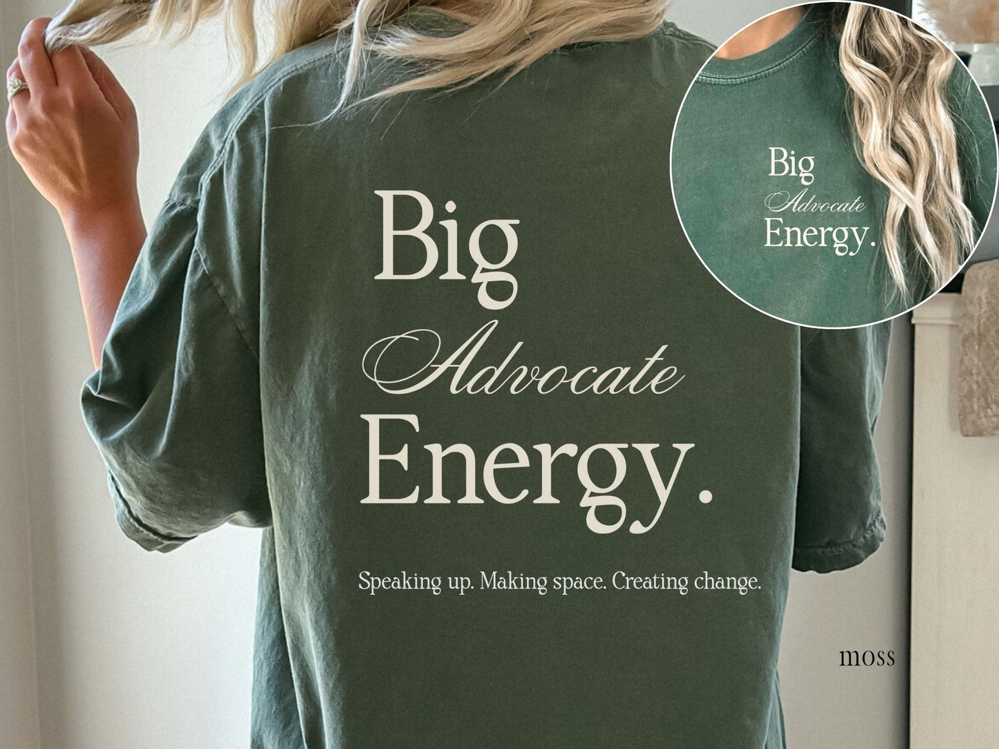 Big Advocate Energy Shirt, Advocacy Shirt, Inclusion Shirt, Disability Advocate Tee, Neurodiversity Shirt, Special Education Teacher Gift