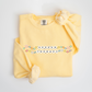 Comfort Colors Speech Therapy Friendship Bracelet Sweatshirt, SLP SLPA graphic crewneck, gift for speech language pathologist / assistant