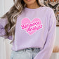 Behavior Analyst Doll themed sweatshirt, 90s BCBA, ABA crewneck, Unisex Garment-dyed Comfort Colors