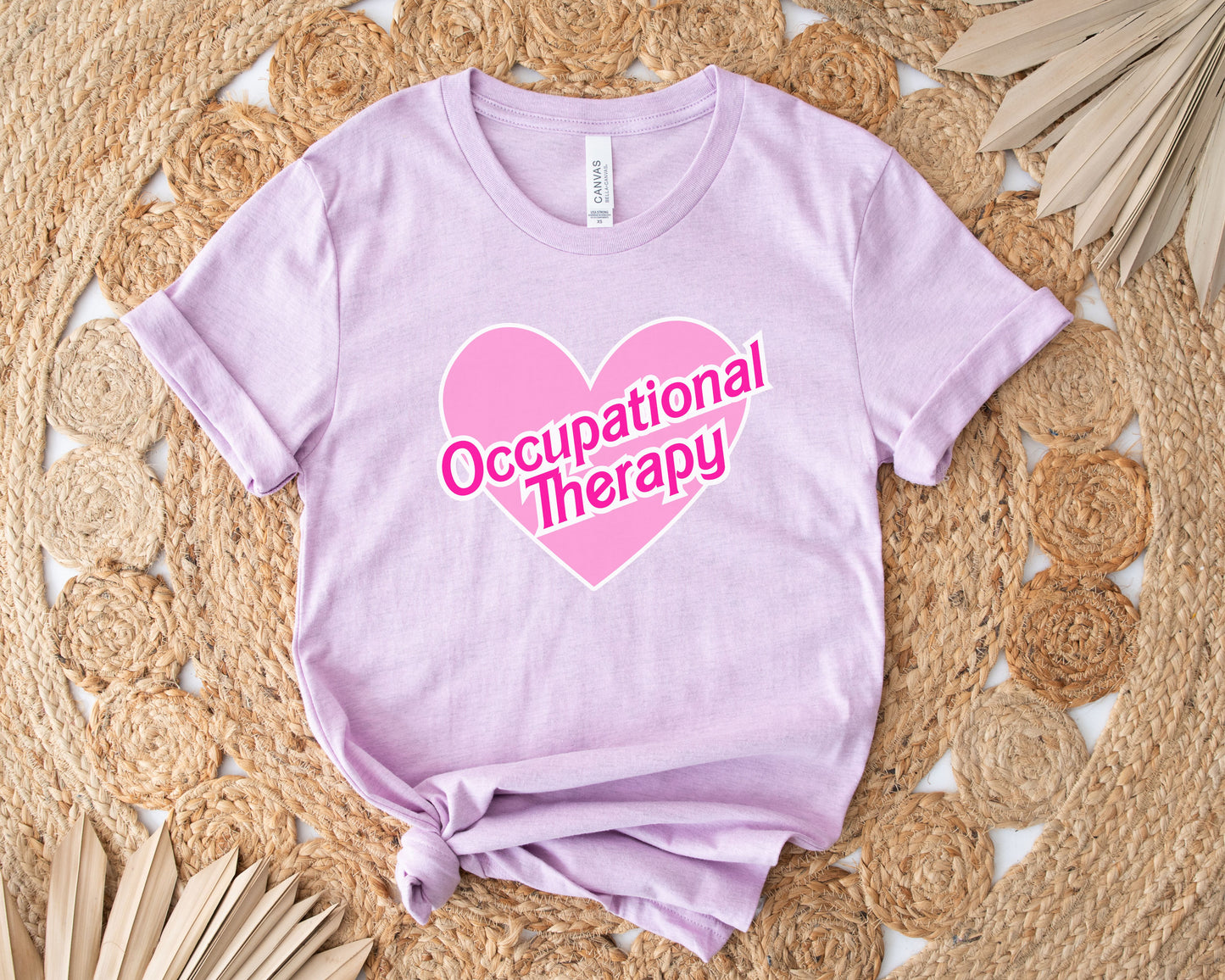 Occupational Therapy Pink Heat Shirt - Bella Canvas