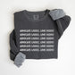 Advocate Loudly Love Deeply Sweatshirt | Inclusion Crewneck for Teachers, Therapists & Advocates