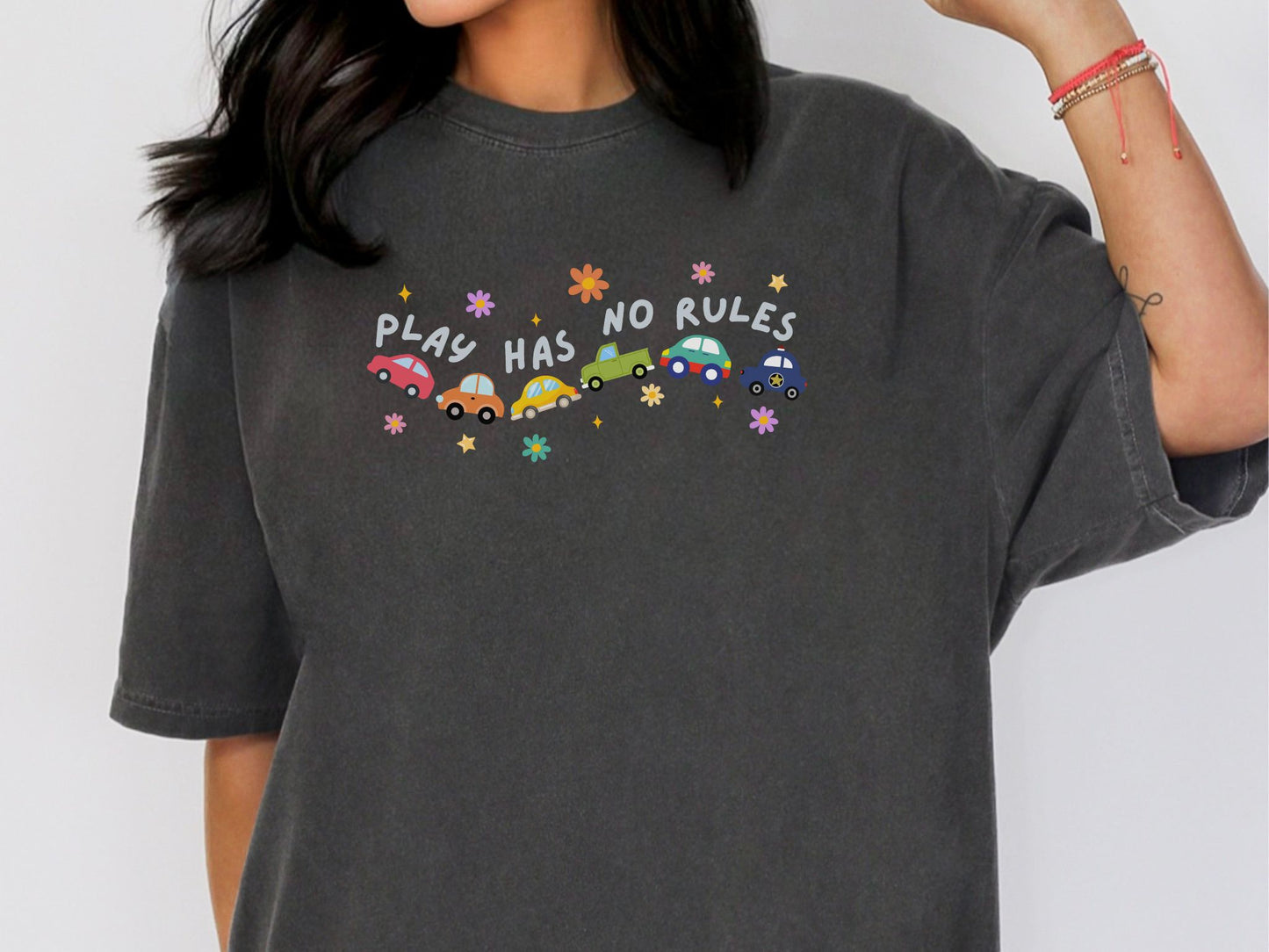 Play Has No Rules, Inclusion and Advocacy Tee, Autism Acceptance Shirt, Gift for Teacher Therapist Counselor, Comfort Colors Tee