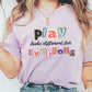 Play Looks Different for Everyone T-Shirt, Aba Speech OT Tee, Special Education Teacher Tee