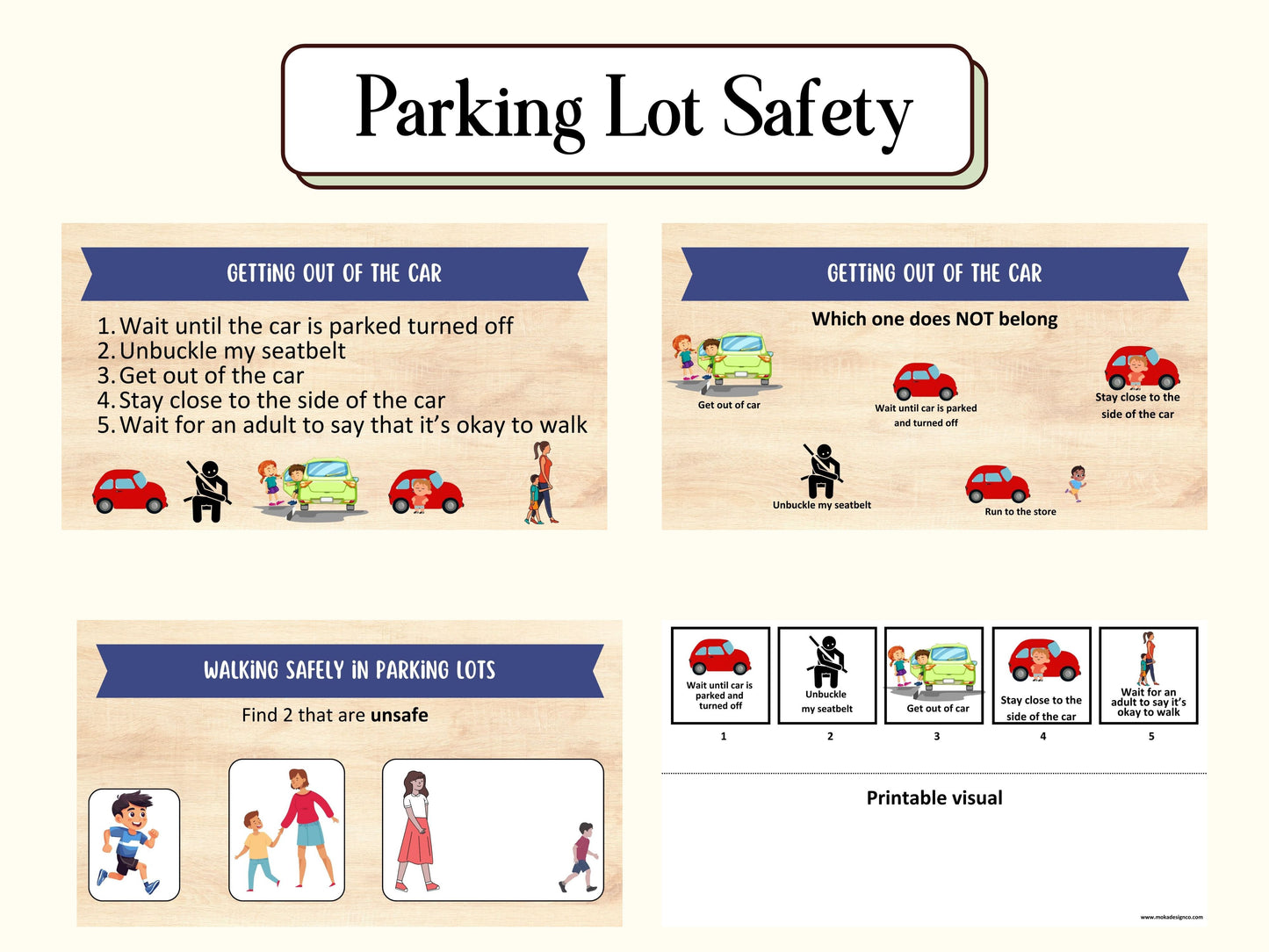 Teaching Parking Lot Safety - Free Downloadable PDF