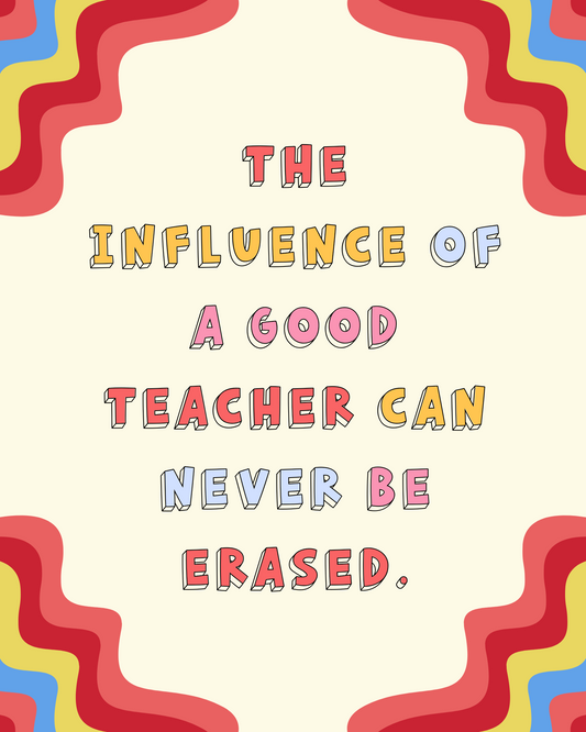 Teacher Appreciation - Free Digital Print